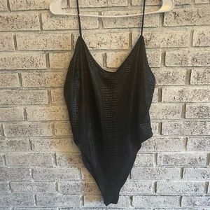 Crocodile Print Bodysuit